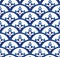 Porcelain pattern vector