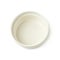 Porcelain souffle ramekin dish isolated