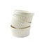 Porcelain souffle ramekin dish isolated