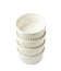 Porcelain souffle ramekin dish isolated