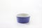 Porcelain souffle ramekin dish on white background