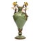 Porcelain vase with parrots