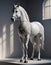 Porcelain White Horse