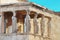 Porch of the Caryatids in Erechtheum, Athens