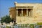 Porch Caryatids Ruins Temple Erechtheion Acropolis Athens Greece