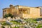 Porch Caryatids Ruins Temple Erechtheion Acropolis Athens Greece