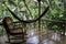 Porch of a house in the jungle