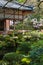 The porch and the Japanese garden. Kyoto Japan