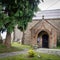 Porch of the Parish Church of Saint Peter and Saint Paul, Holsworthy, Devon, UK.