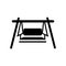 porch swing icon. Trendy porch swing logo concept on white background from Furniture and Household collection