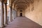 Porchway of a Ducale castle at noon