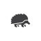Porcupine side view vector icon