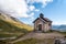 Pordoi Pass Church, Dolomite Pass, Sella Group.