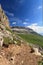 Pordoi pass and Sella mountain