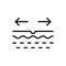 Pore Opening Beauty Procedure Line Icon. Pore Widening Cosmetology Problem Linear Pictogram. Skin Care, Cleanse, Peeling