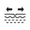 Pore Opening Beauty Procedure Silhouette Icon. Pore Widening Cosmetology Problem Glyph Pictogram. Skin Care, Cleanse