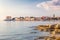 Porec town and harbor on Adriatic sea in Croatia.