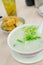 Pork Congee soup with deep fried breads to eat