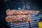 Pork fillets on a barbecue