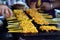 Pork fired Thai Style or Thai Pork Satay, \'Moo Satay\'