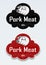 Pork Meat Seal / Sticker