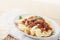 Pork Ragu with Pipe Pasta