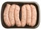 Pork Sausages in Supermarket Packaging Tray