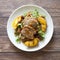 Pork Tenderloin with Grilled Peaches and Almond Wheatberry Salad