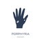 Porphyria icon. Trendy flat vector Porphyria icon on white background from Diseases collection