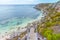 Porpoise bay viewed from parker point at Rottnest island in Australia