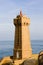 Pors Kamor lighthouse, Ploumanac& x27;h, Brittany, France