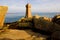 Pors Kamor lighthouse, Ploumanac& x27;h, Brittany, France