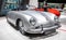 Porsche 356 A 1600 Super Speedster classic 1958 sports car showcased at the Paris Motor Show. Paris, France - October 2, 2018