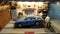 Porsche 901 garage scale diorama