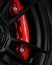 Porsche 911 red brake calipers