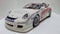 Porsche GT3 RS sports car white livery