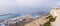 Port of Agadir seen from above, Morocco