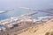 Port of Agadir seen from above, Morocco