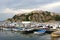 Port of Agropoli: view of the historic center