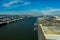 Port Antwerp. Aerial footage of Antwerpen port.