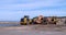 PORT ARANSAS, TX - 2 FEB 2020: Earth moving machines parked together