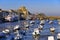 Port of Barfleur in France