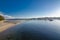 Port with beautiful water texture and blue sky, Sydney, Australia.