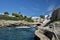 Port of Binibeca with small beach, Menorca