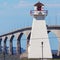 Port Borden Range Rear Lighthouse and Confederation Bridge