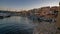 The port of Calvi at the blue hour