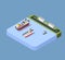Port cargo ship transport