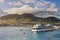 Port in caribbean island St Kitts