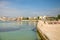 Port with cityview of Torre Canne, Fasano in south Italy