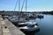 Port of Concarneau in Brittany on a sunny day